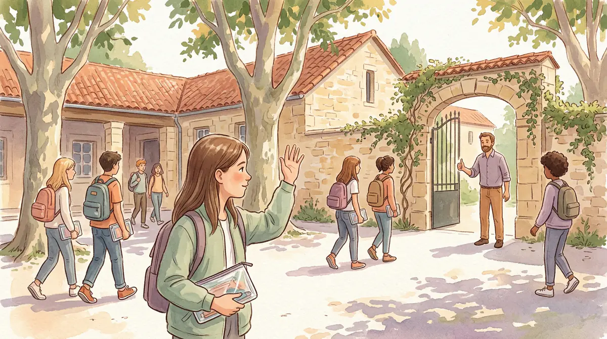 Des collégiens concentrés rédigent leur épreuve dans une salle de classe