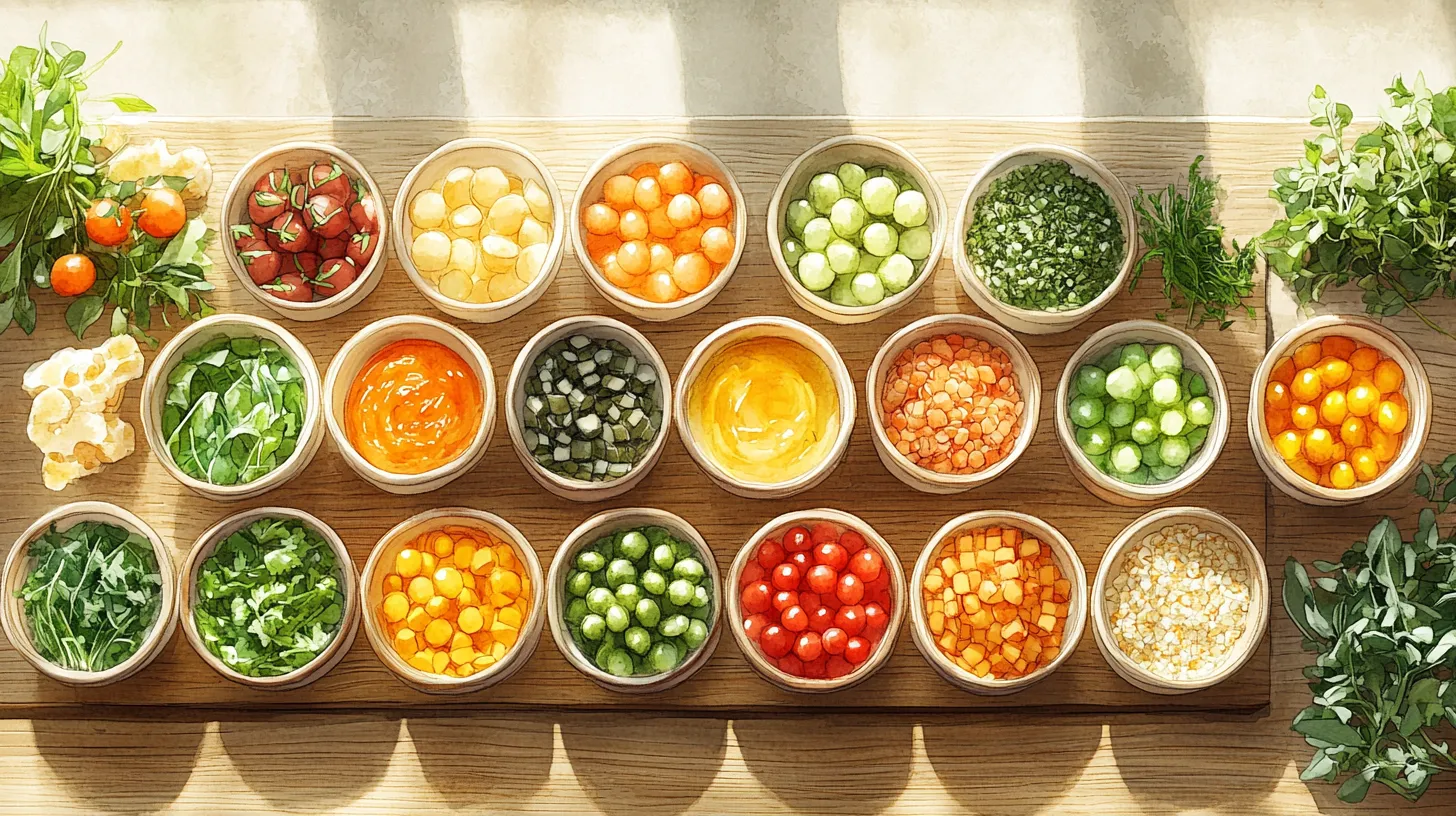 Tableau des aliments par âge : de 4 à 24 mois